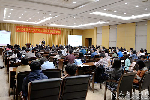 中法学院举办第二届法语演讲大赛1_副本